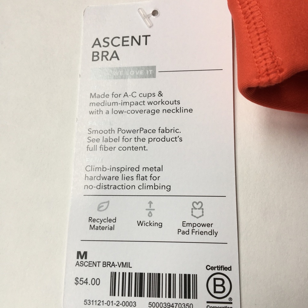NWT Athleta Ascent Bra A-C - Picture 13 of 13